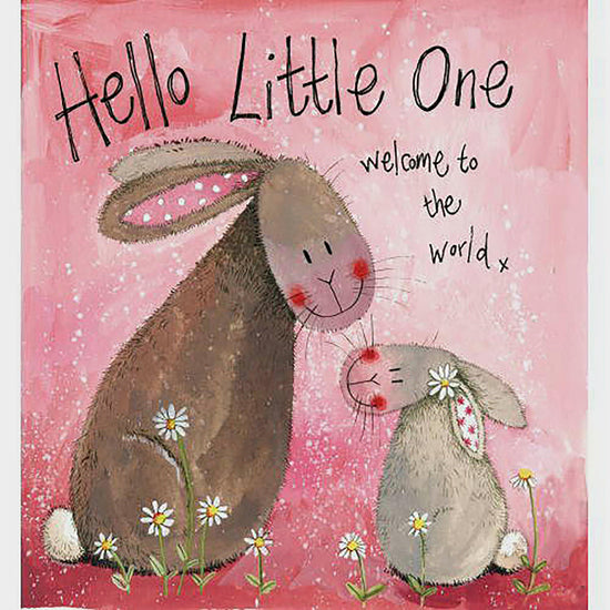 Square Occasion Card Little Girl