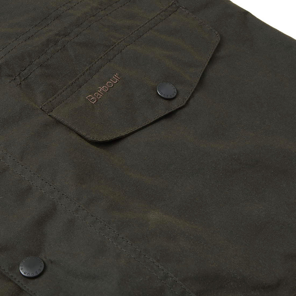 Mens Sapper Waxed Jacket Olive