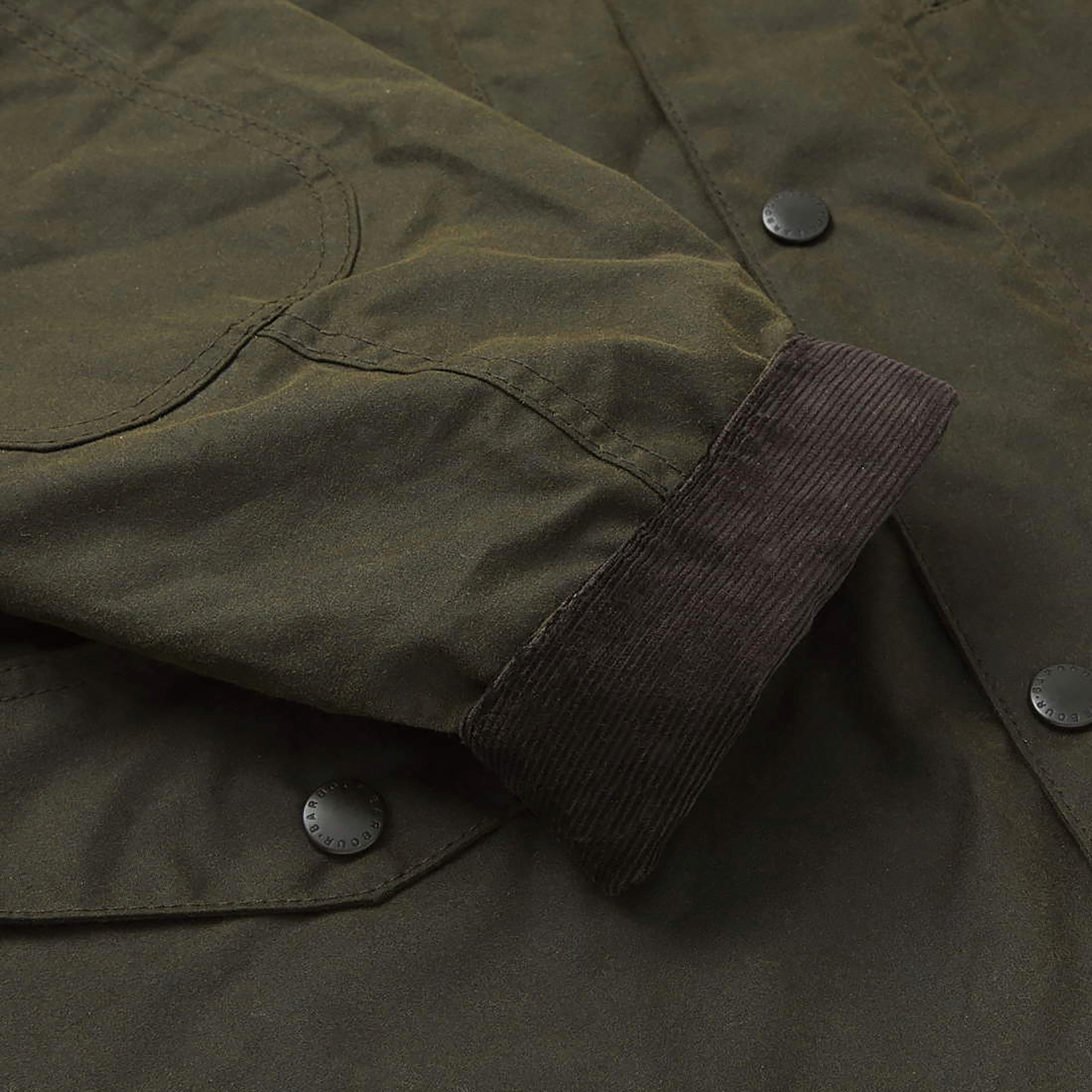 Mens Sapper Waxed Jacket Olive