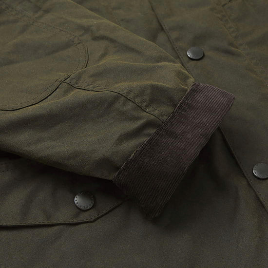 Mens Sapper Waxed Jacket Olive