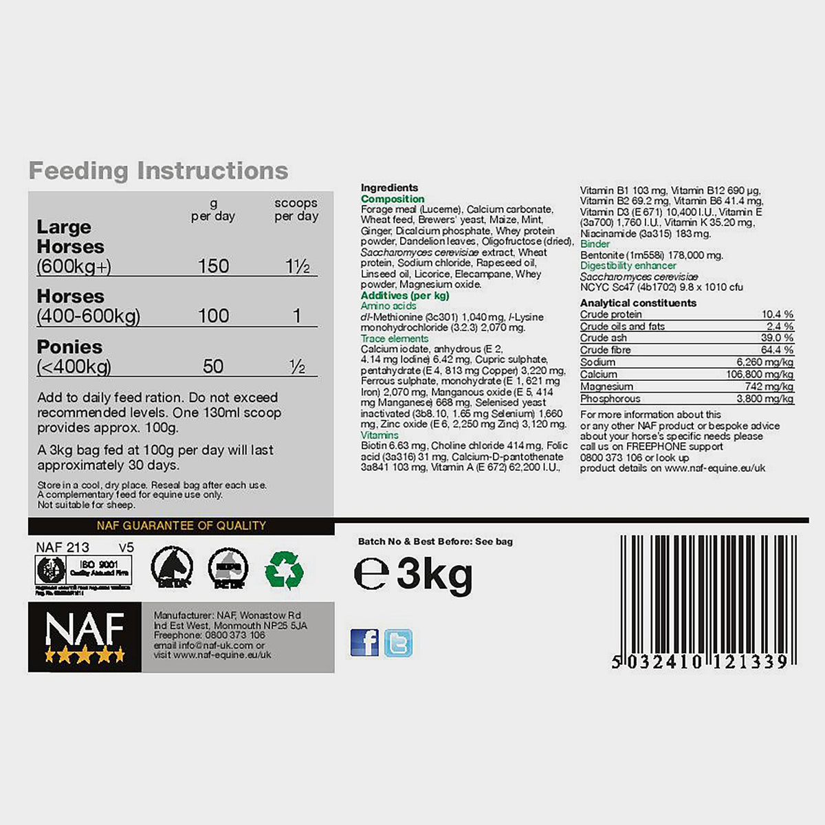 Five Star Optimum Feed Balancer 3kg