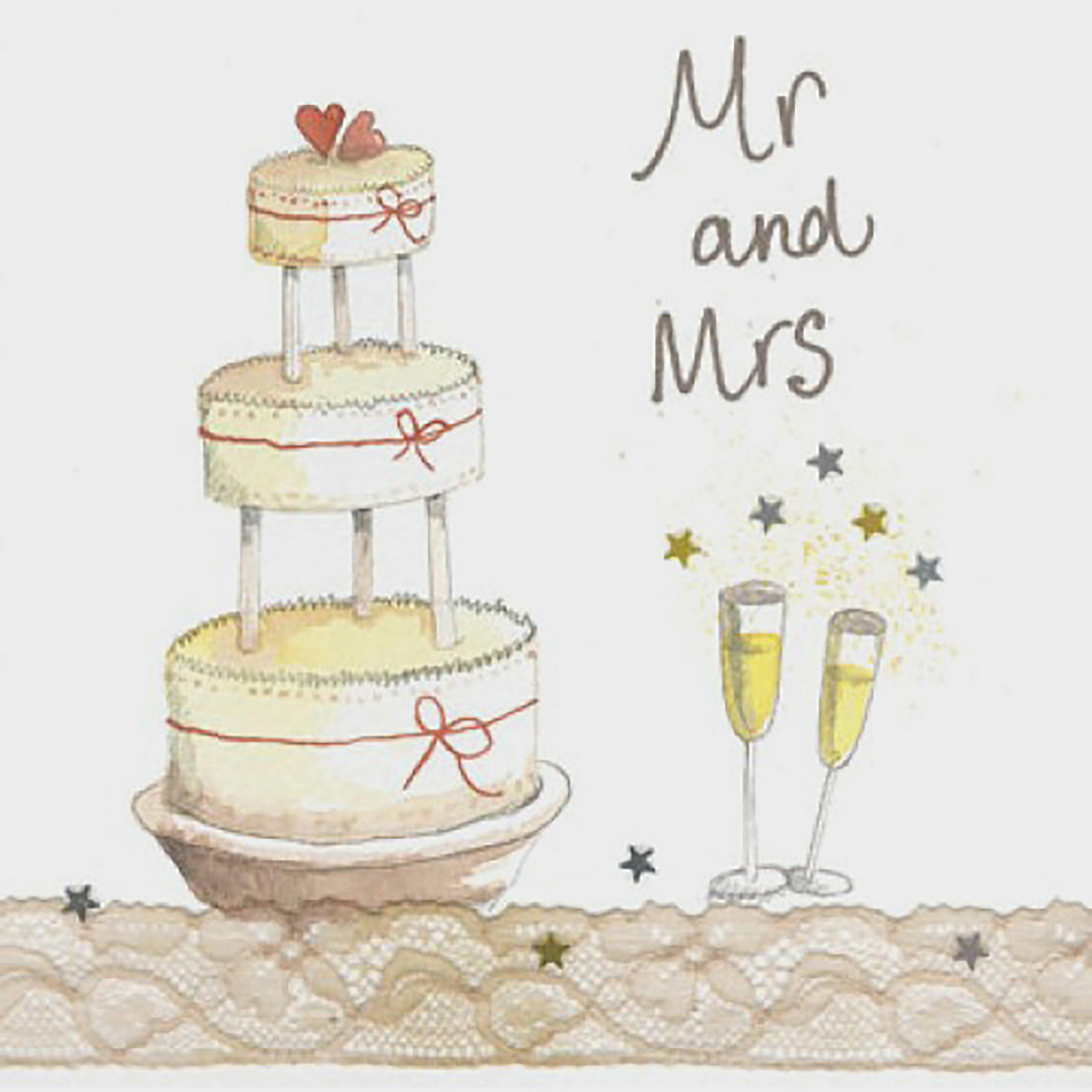 Sparkle Card Mr & Mrs