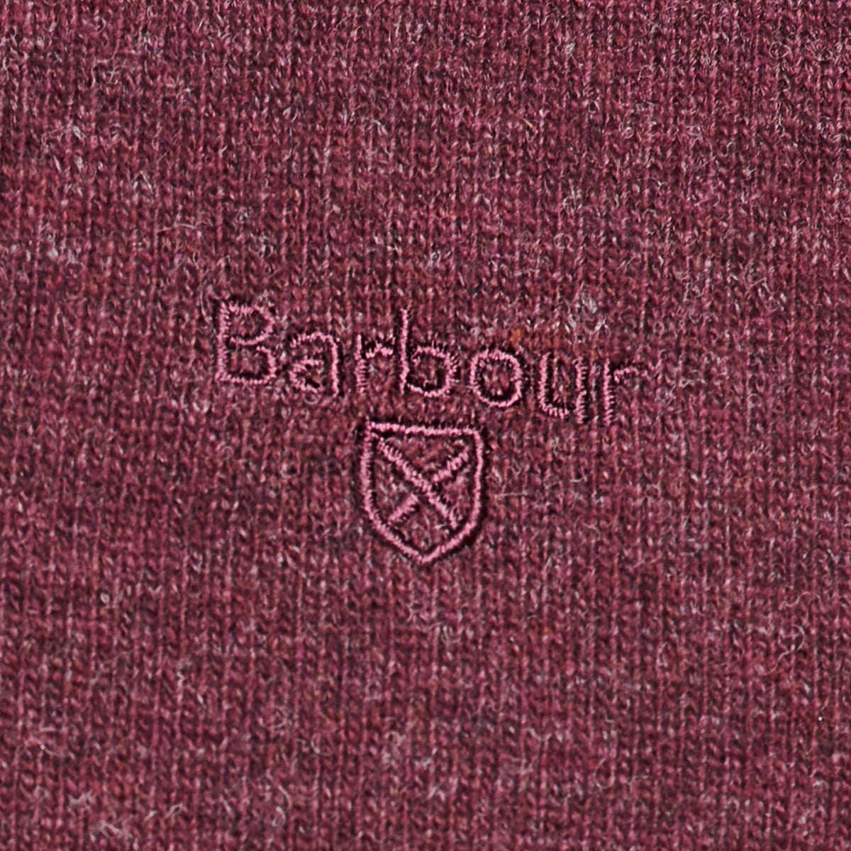 Mens Essential Lambswool V Neck Sweater Merlot