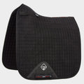 ProSport Suede Dressage Square Saddle Pad Black