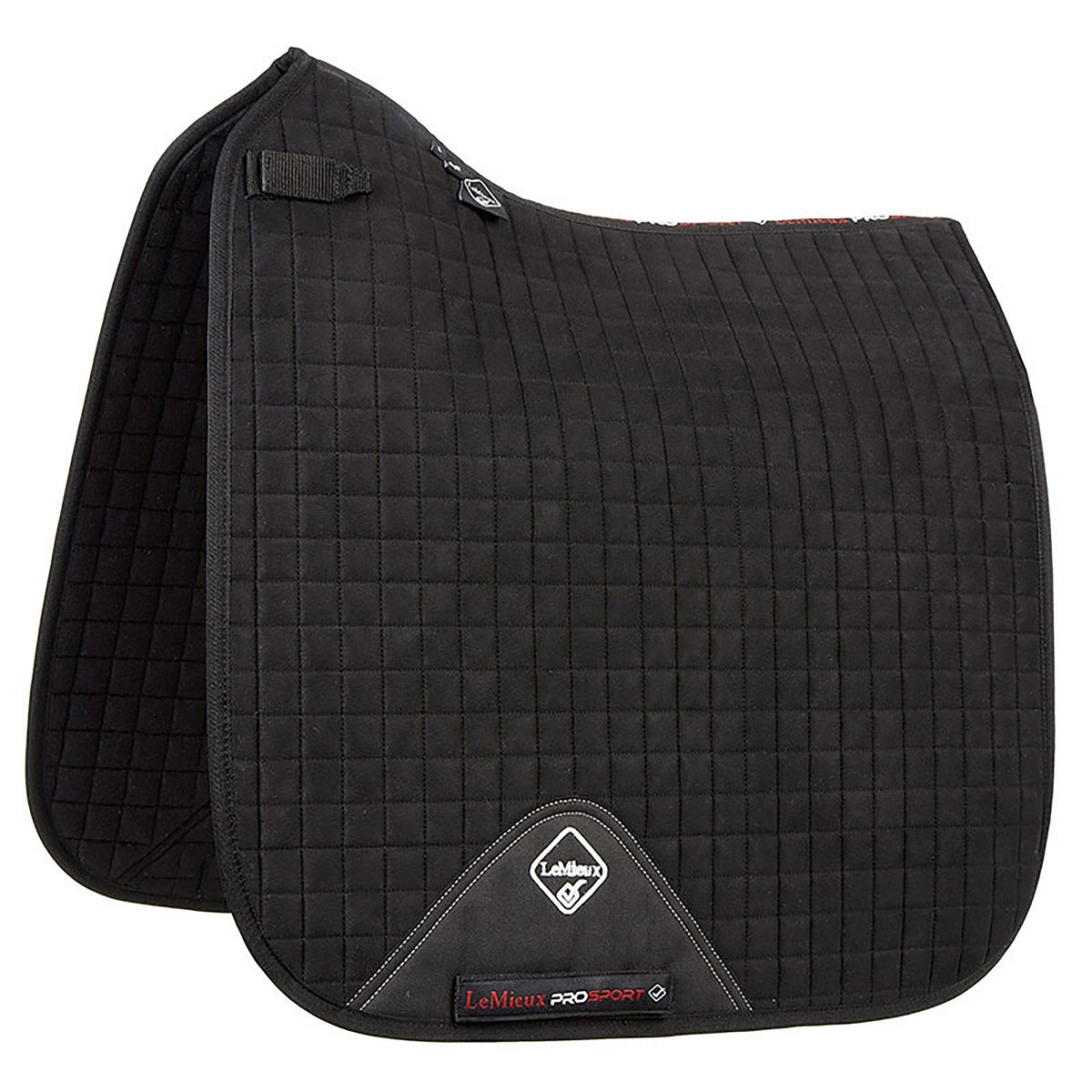 ProSport Suede Dressage Square Saddle Pad Black