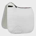 ProSport Suede Dressage Square Saddle Pad White