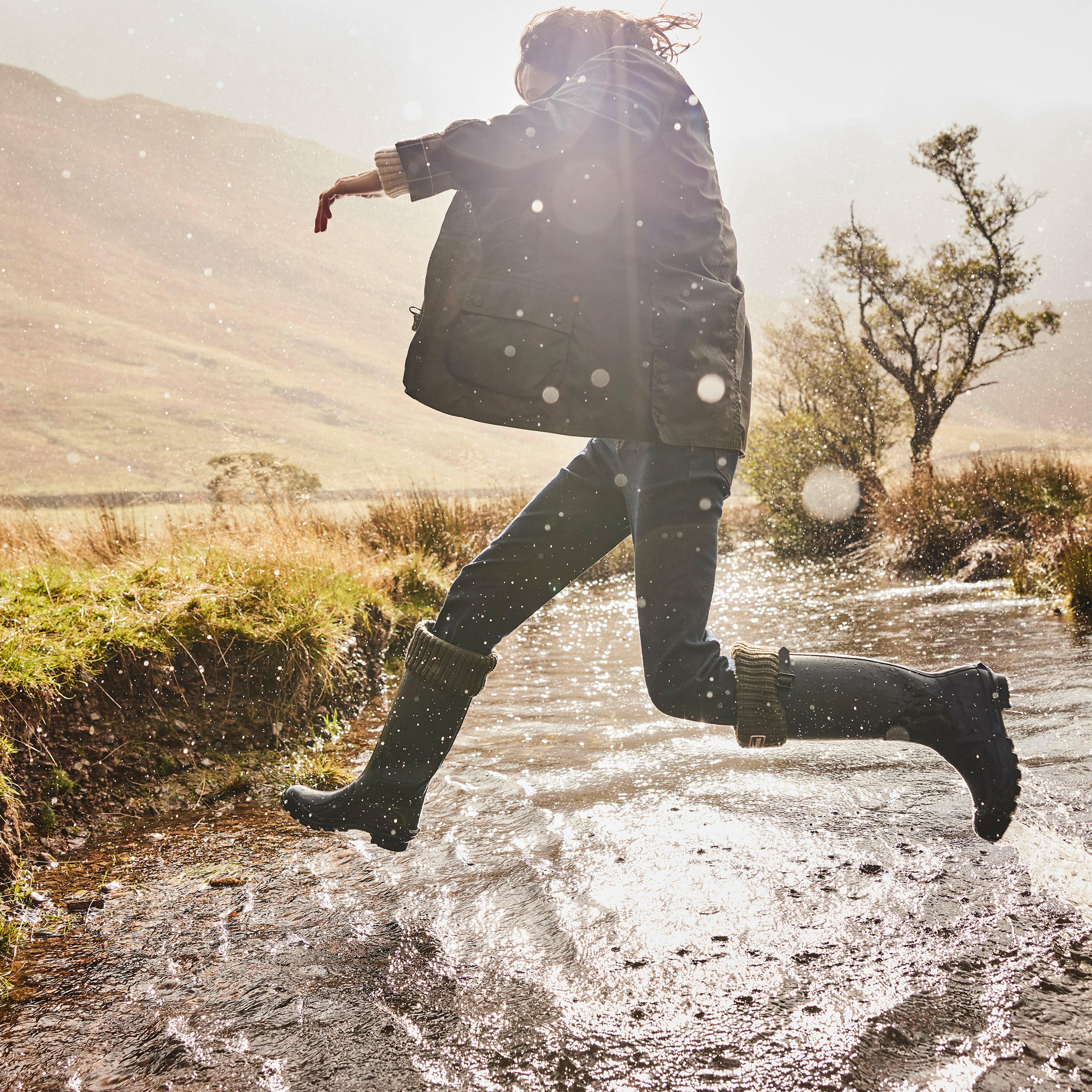 Womens Bede Wellington Boots Olive