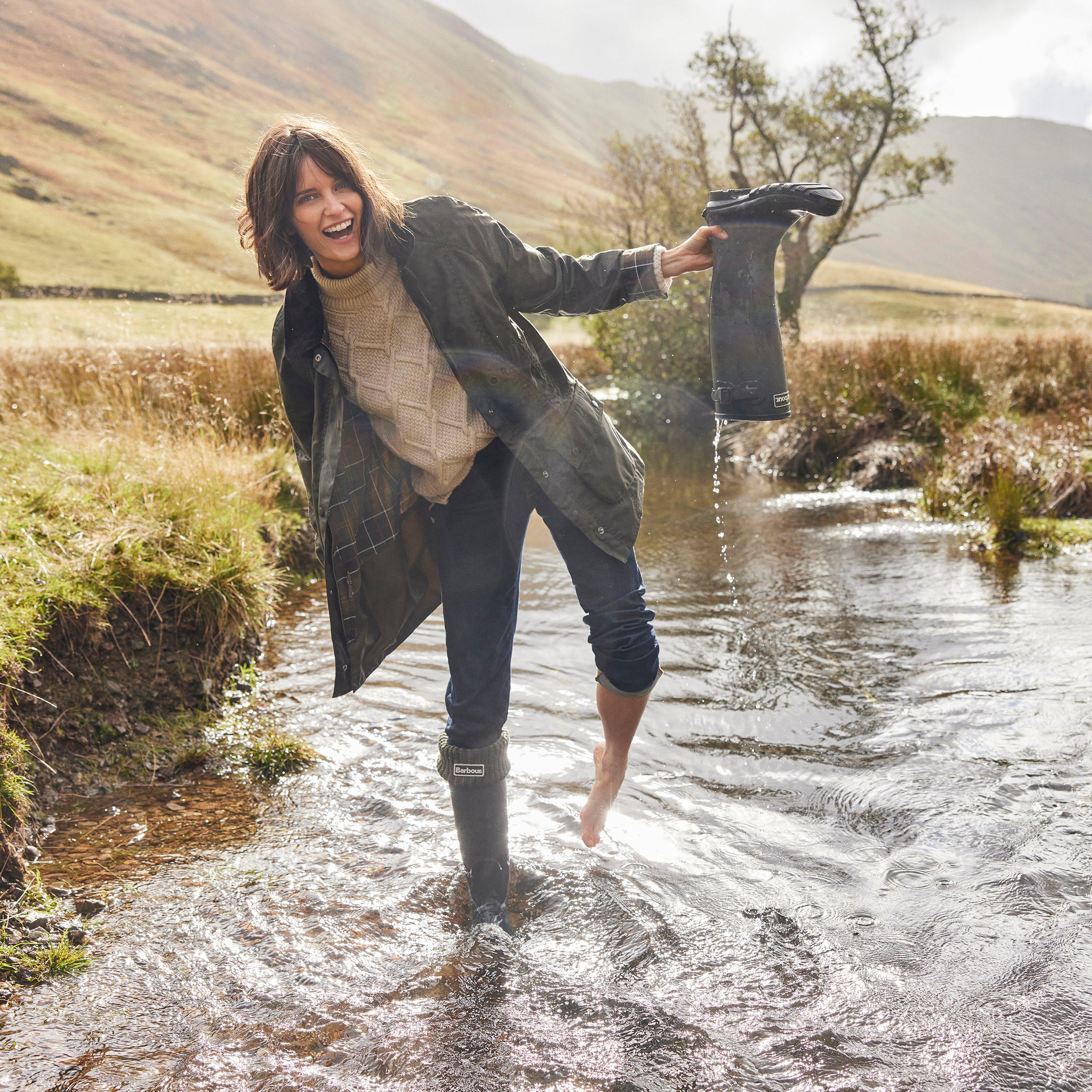 Womens Bede Wellington Boots Olive