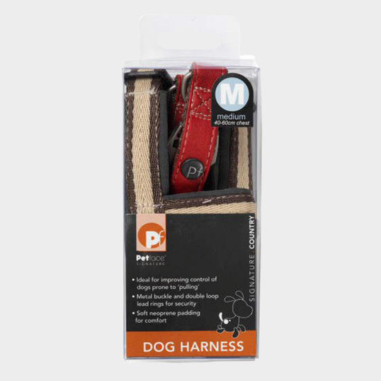 Signature Country Dog Harness Red
