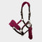 Vogue Fleece Headcollar & Leadrope Plum/Black