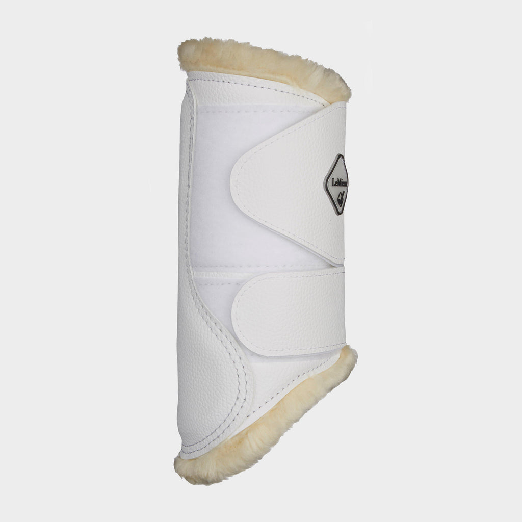 Fleece Lined Brushing Boots White