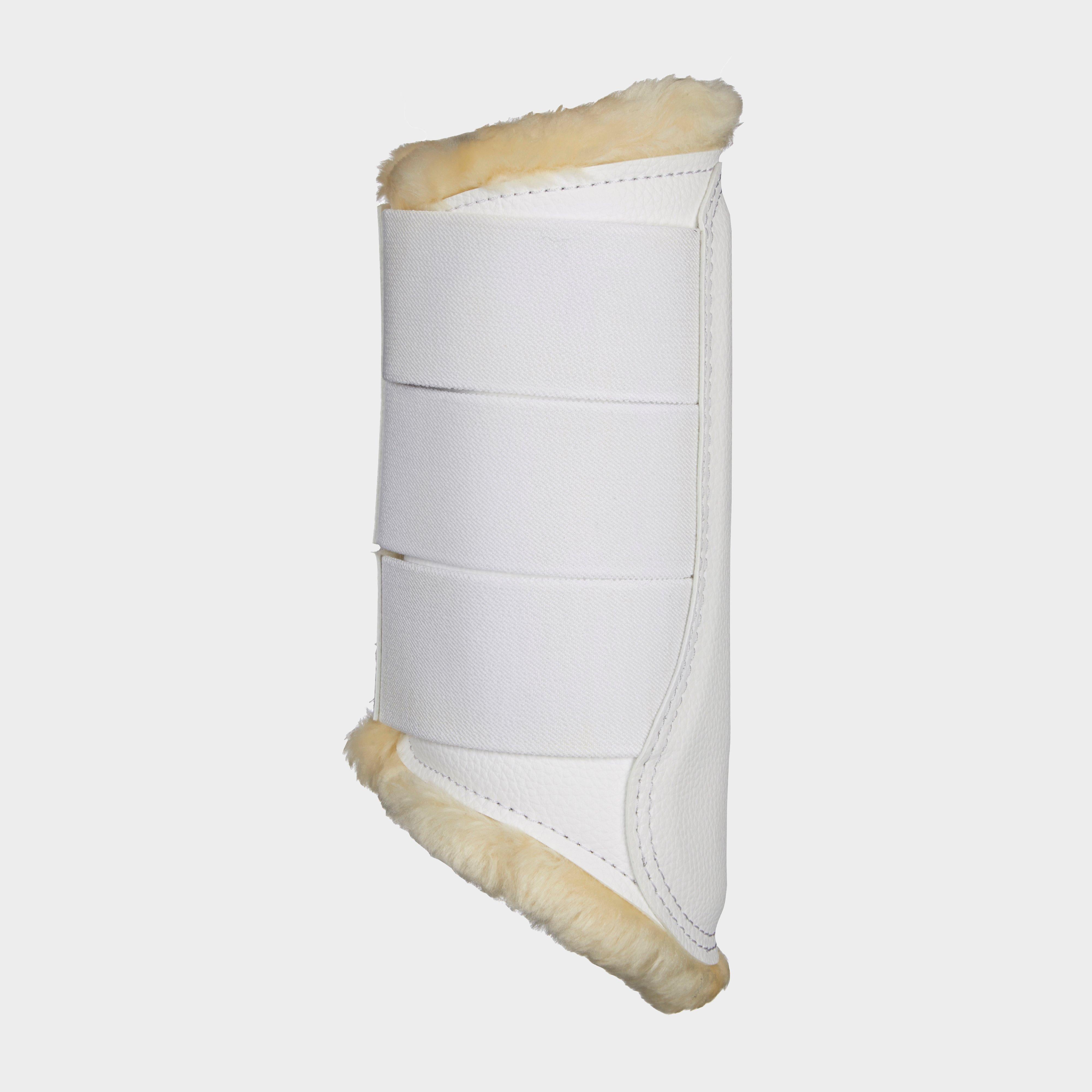 Fleece Lined Brushing Boots White