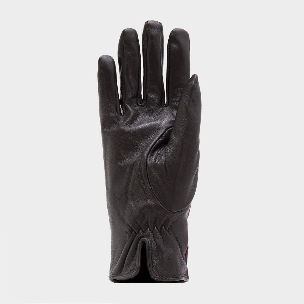 Dee Tartan Glove Dark Brown