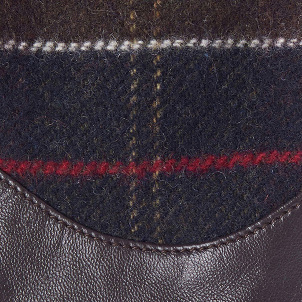 Dee Tartan Glove Dark Brown