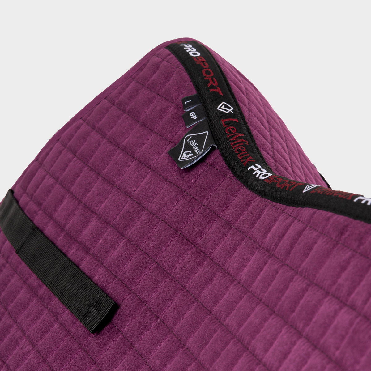 ProSport Suede GP Square Saddle Pad Plum
