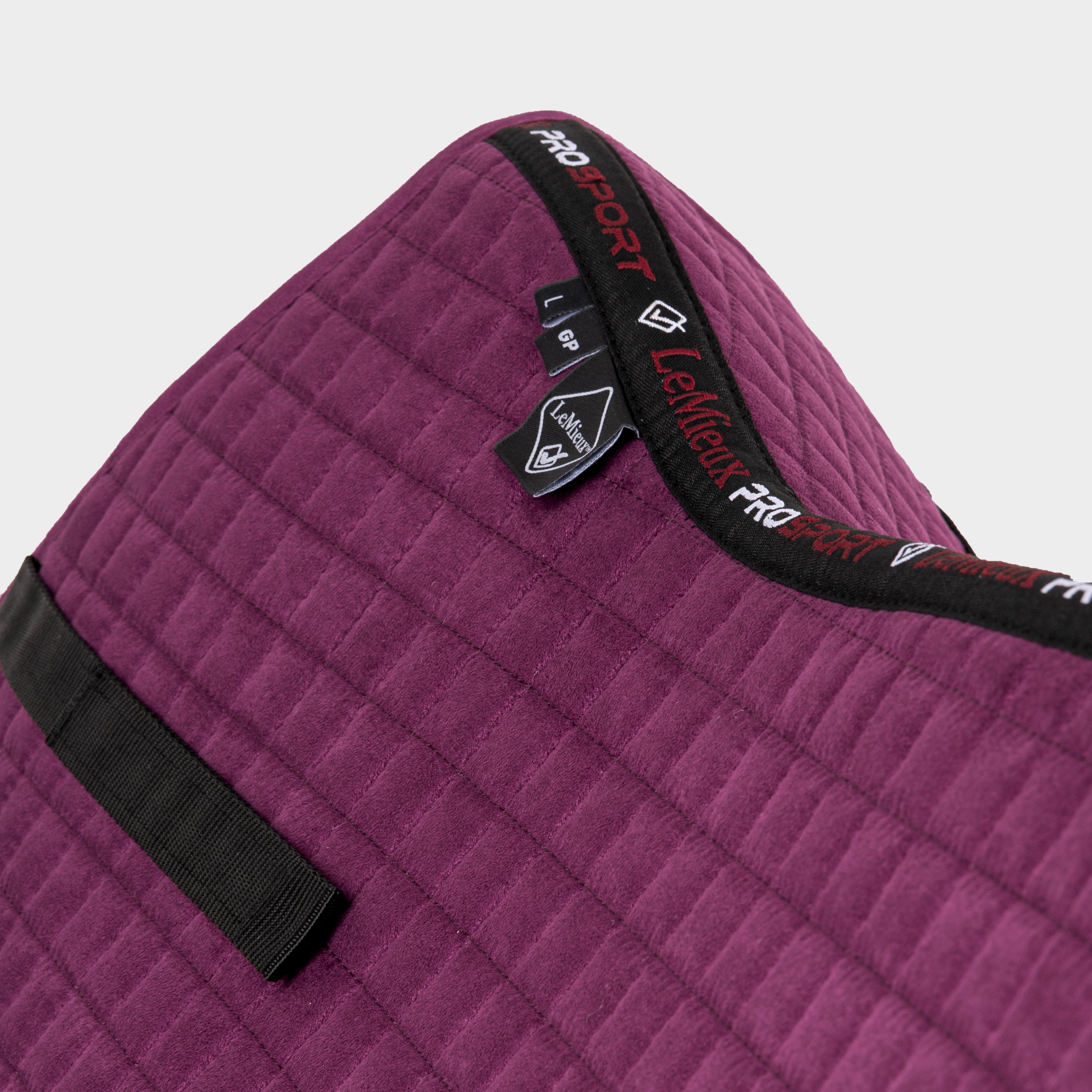 ProSport Suede GP Square Saddle Pad Plum