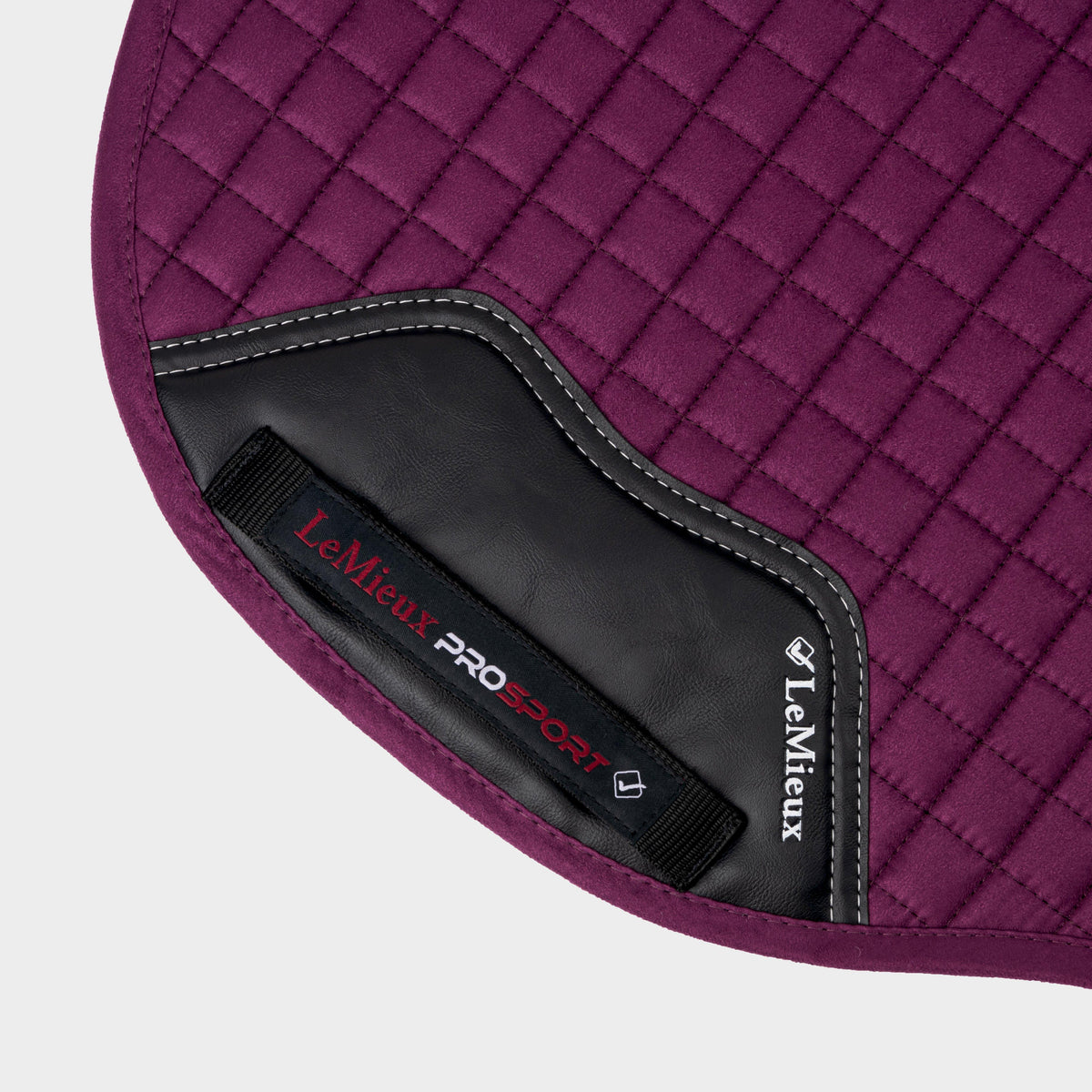 ProSport Suede GP Square Saddle Pad Plum