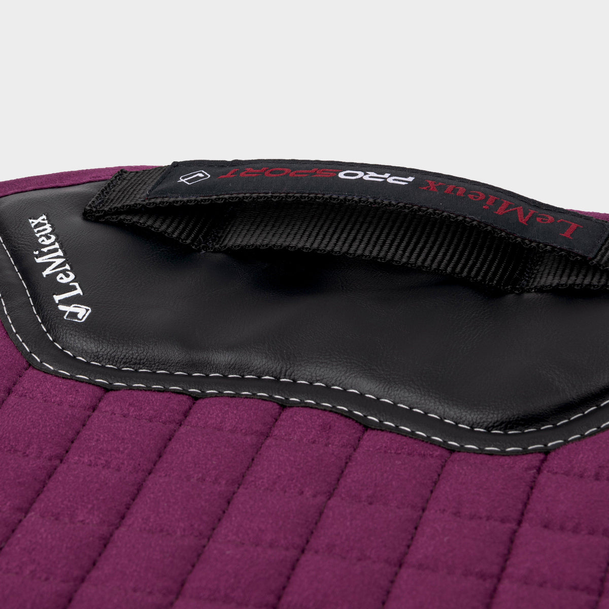 ProSport Suede GP Square Saddle Pad Plum