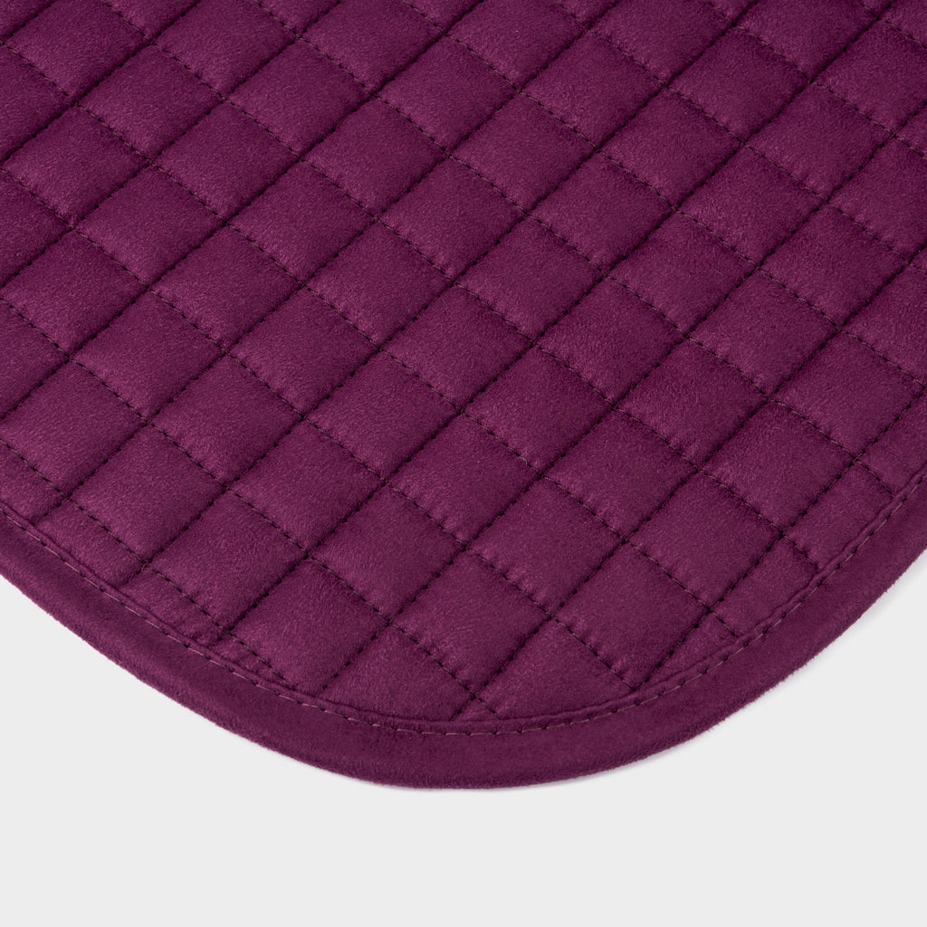 ProSport Suede GP Square Saddle Pad Plum