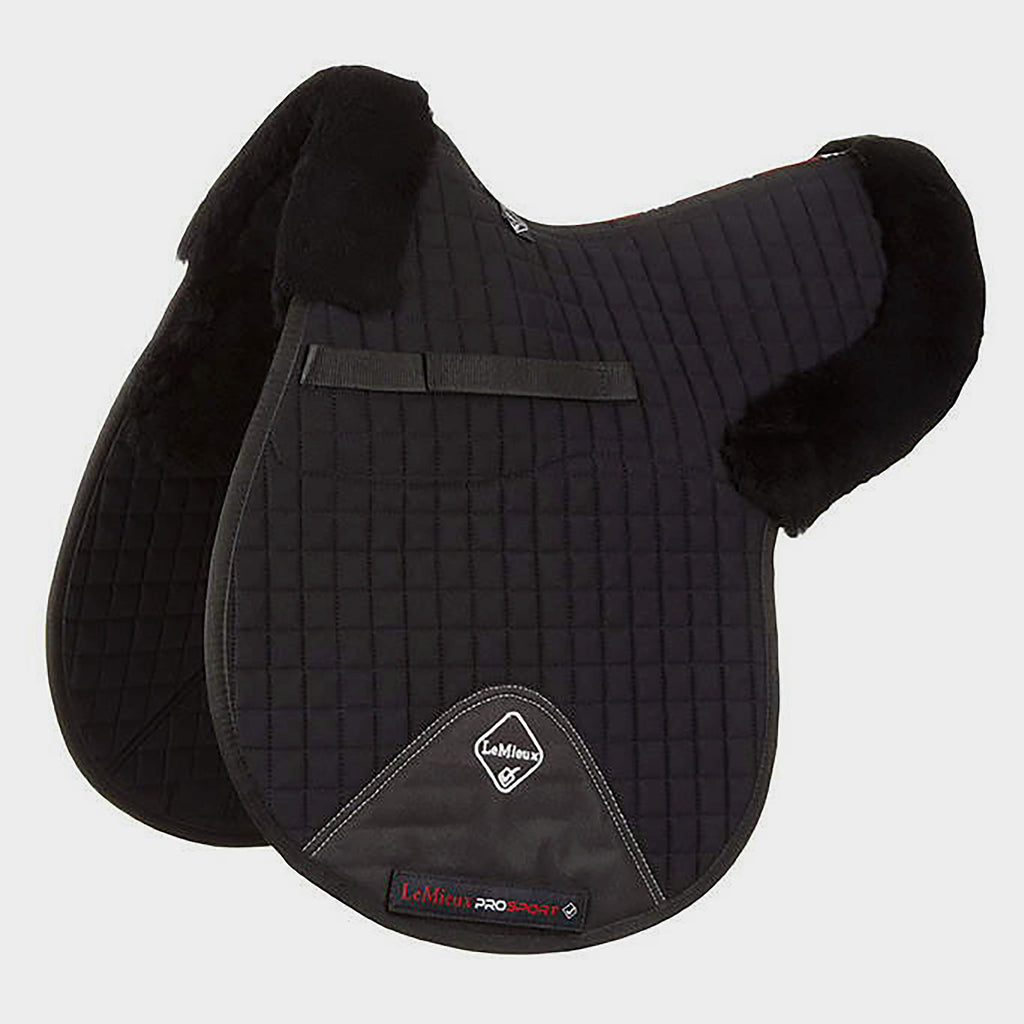 Merino+ Half Lined GP Numnah Black/Black