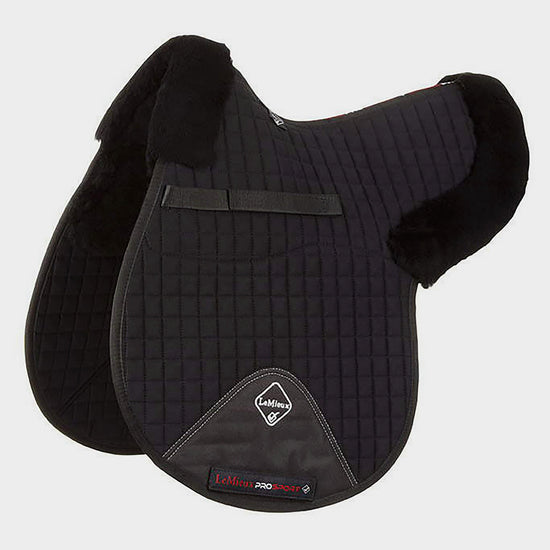 Merino+ Half Lined GP Numnah Black/Black