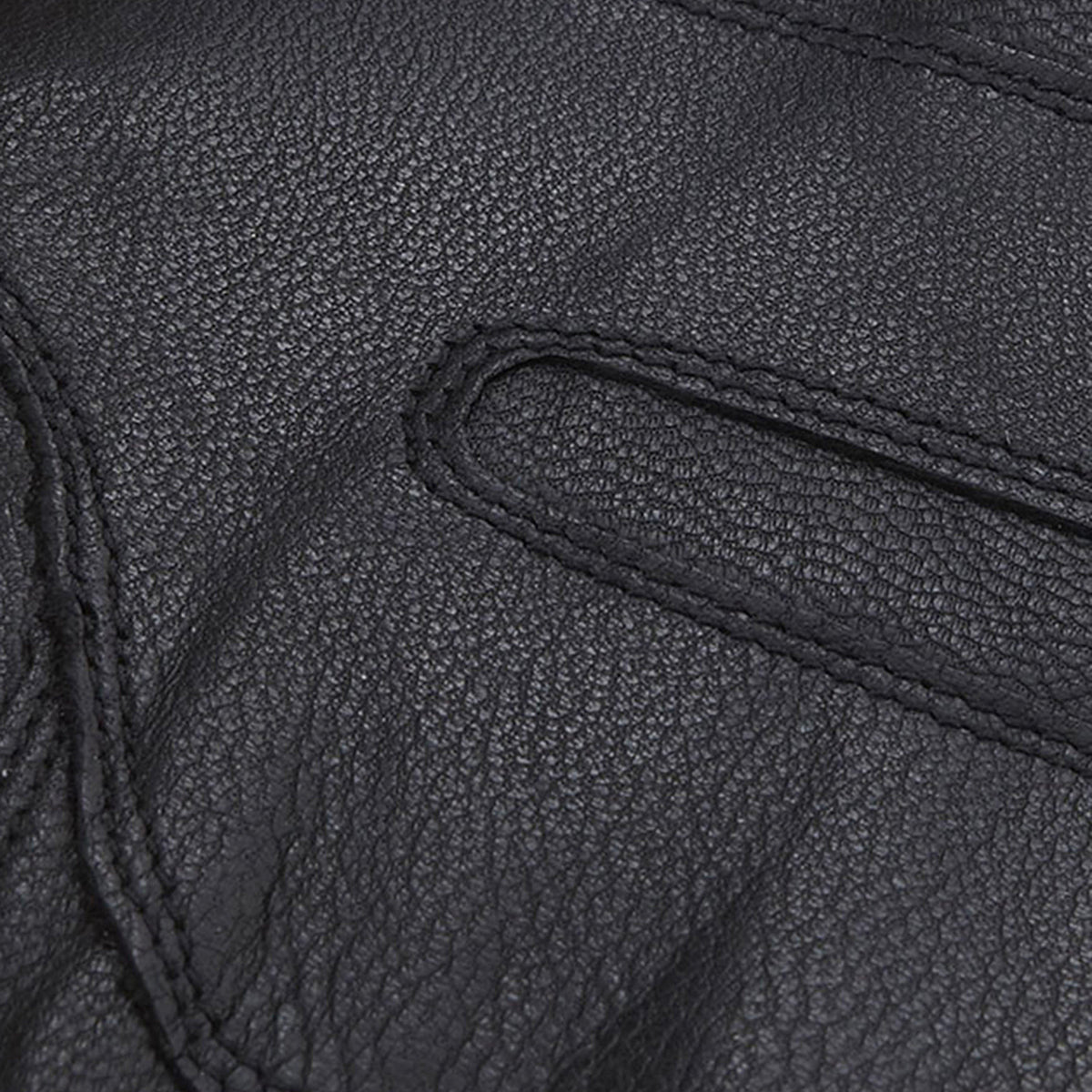 Adults Insulated Burnished Leather Gloves Black