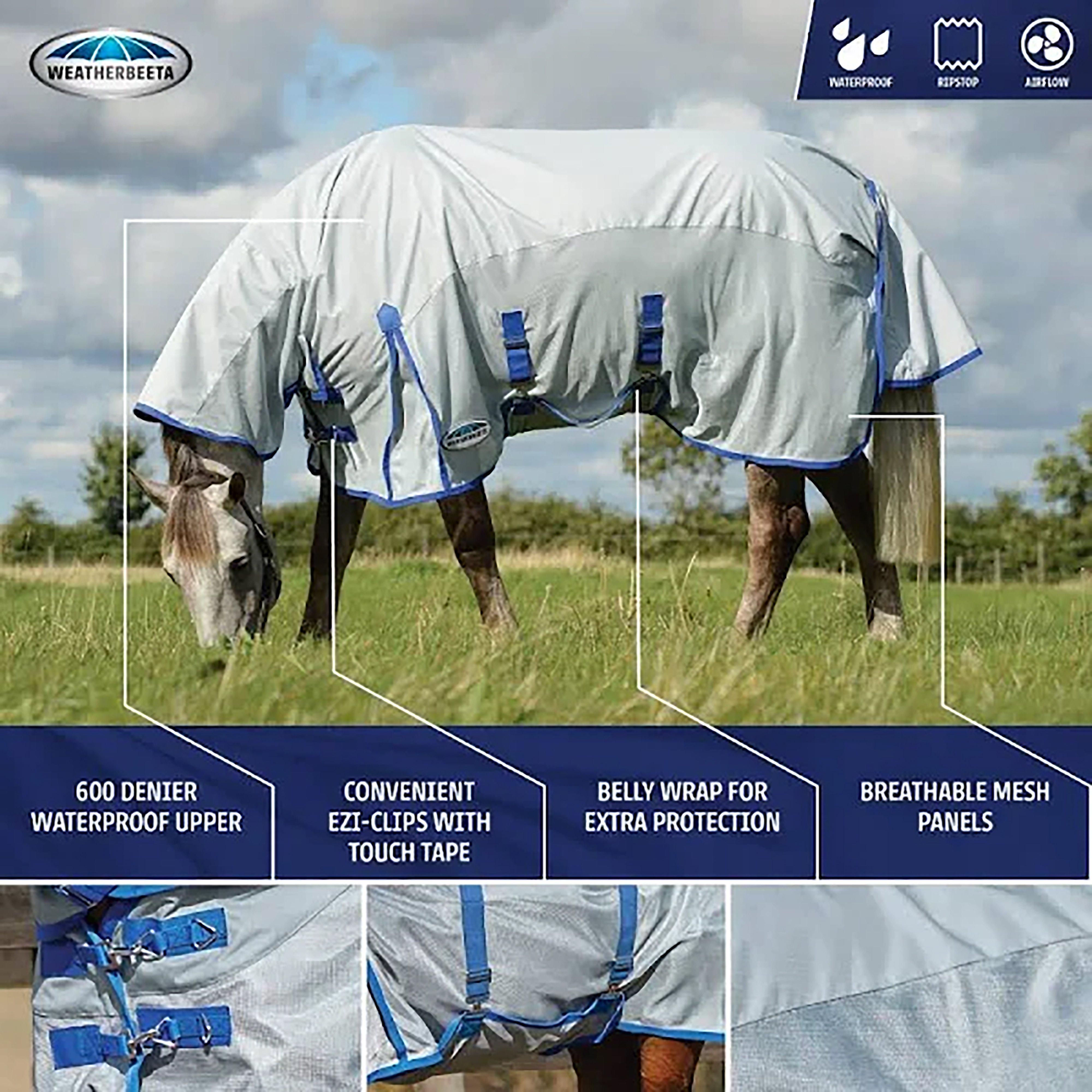 ComFITec 600D/Mesh Combo Neck Rug Silver/Silver