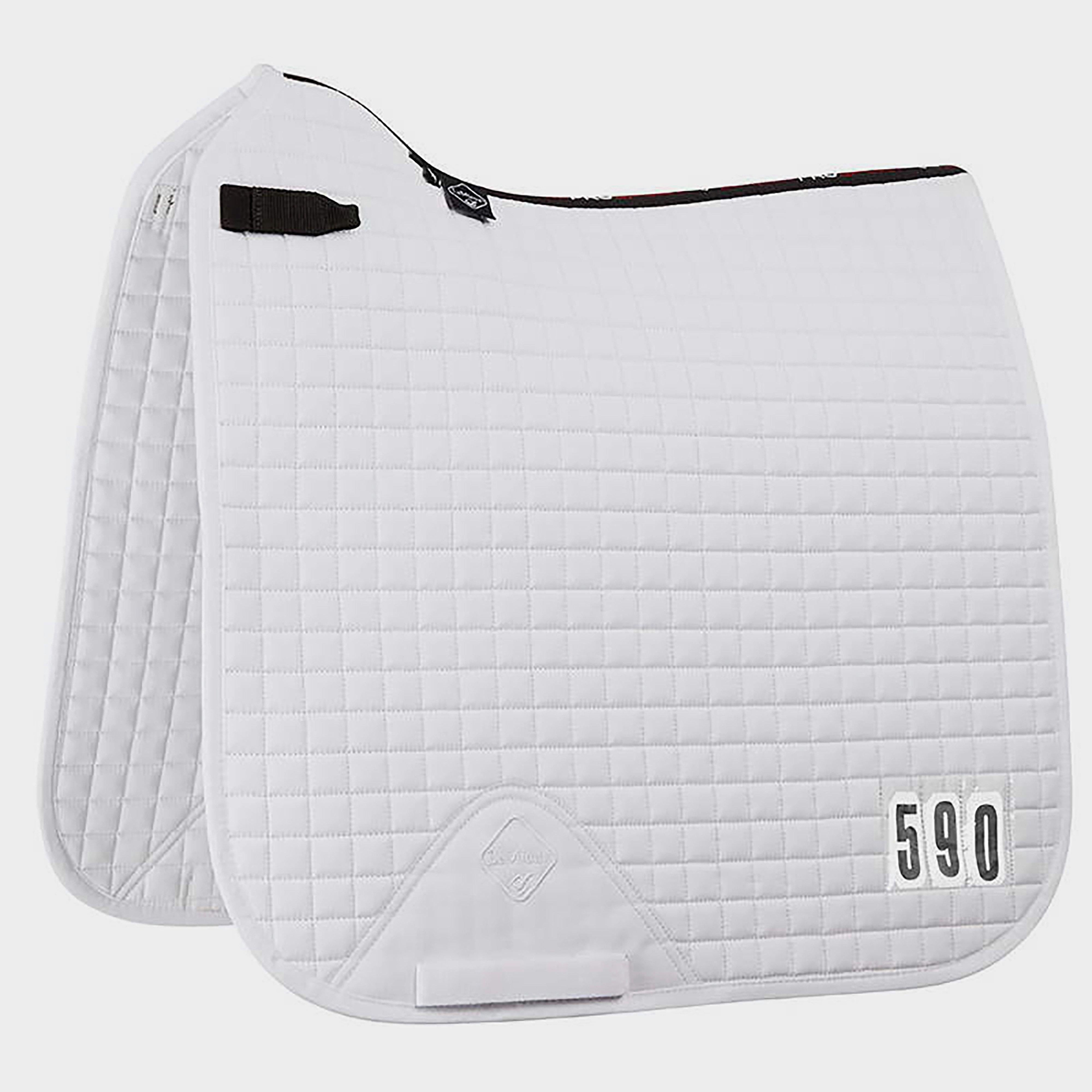 ProSport Cotton Competition Dressage Square Saddle Pad White