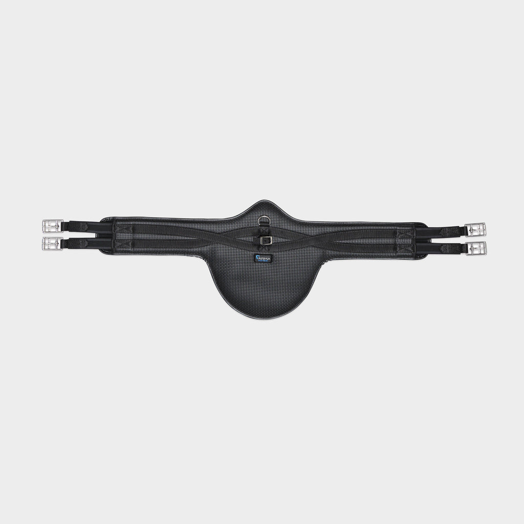 Anti-Chafe Stud Guard Girth Long Black
