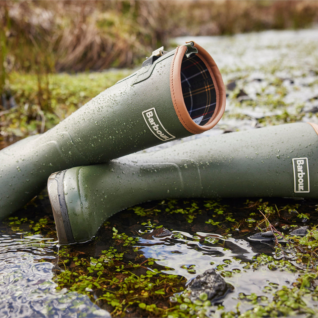 Mens New Tempest Wellington Boots Olive