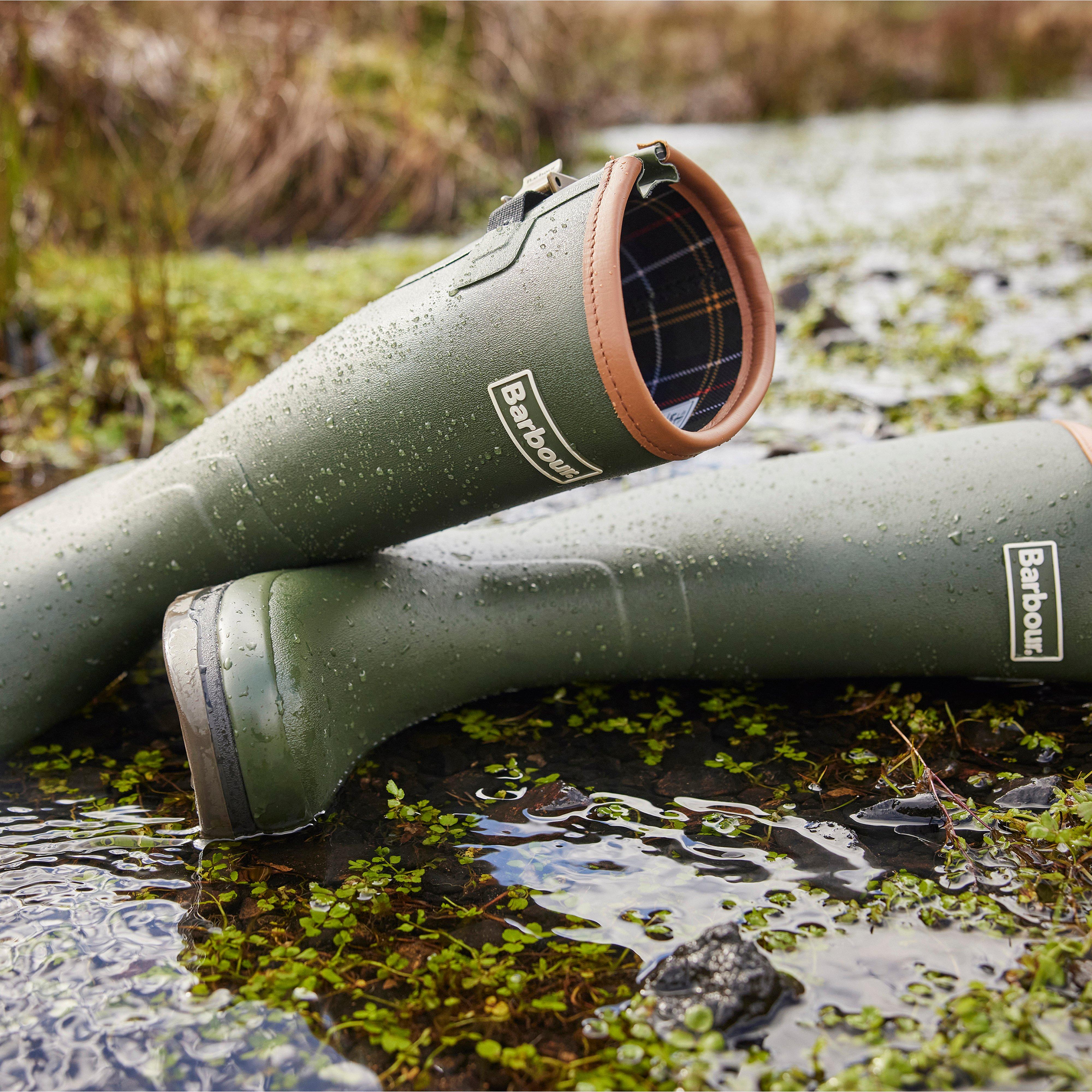 Mens New Tempest Wellington Boots Olive
