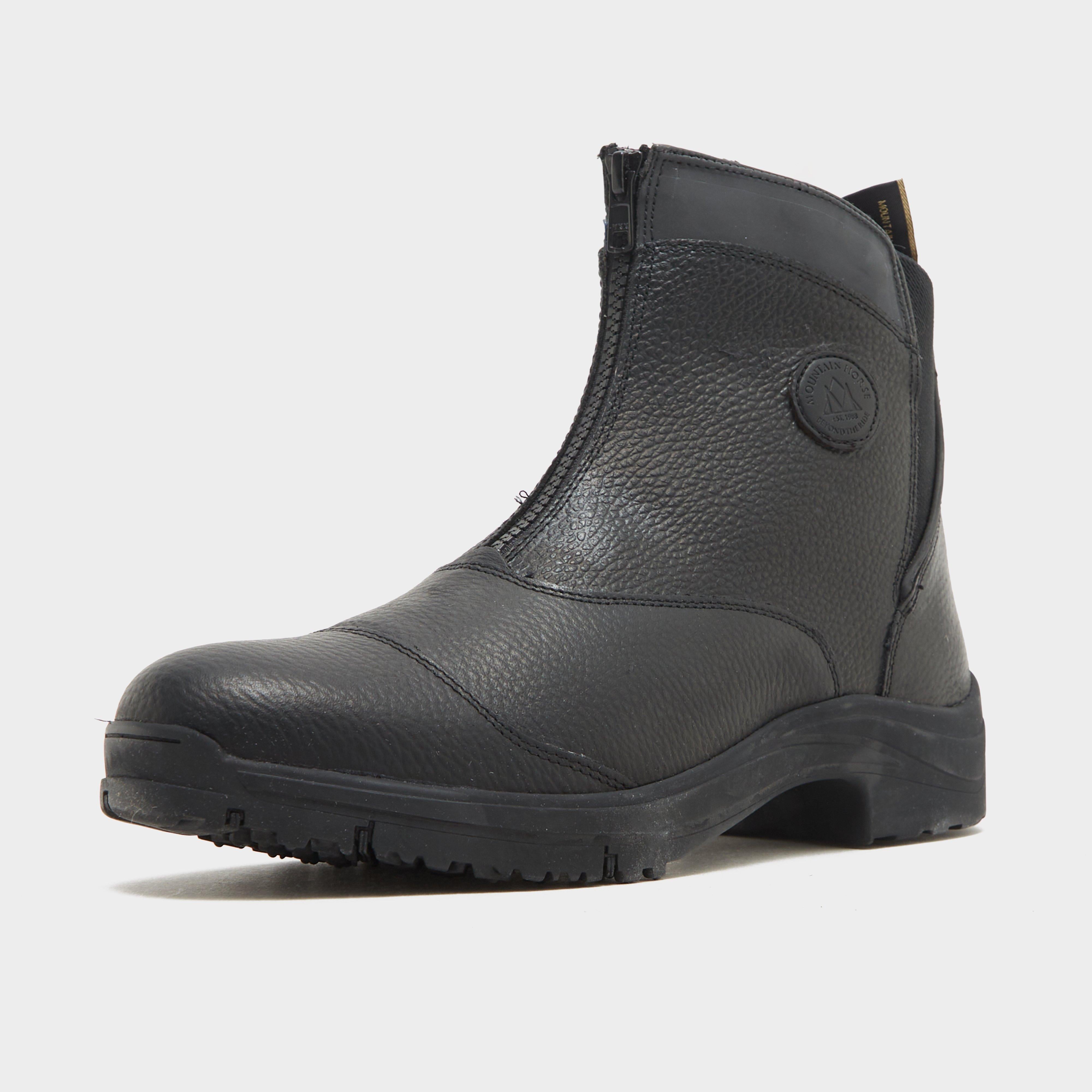 Mens Active Winter Paddock Boots Black