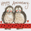 Little Sparkle Card Anniversary Owls