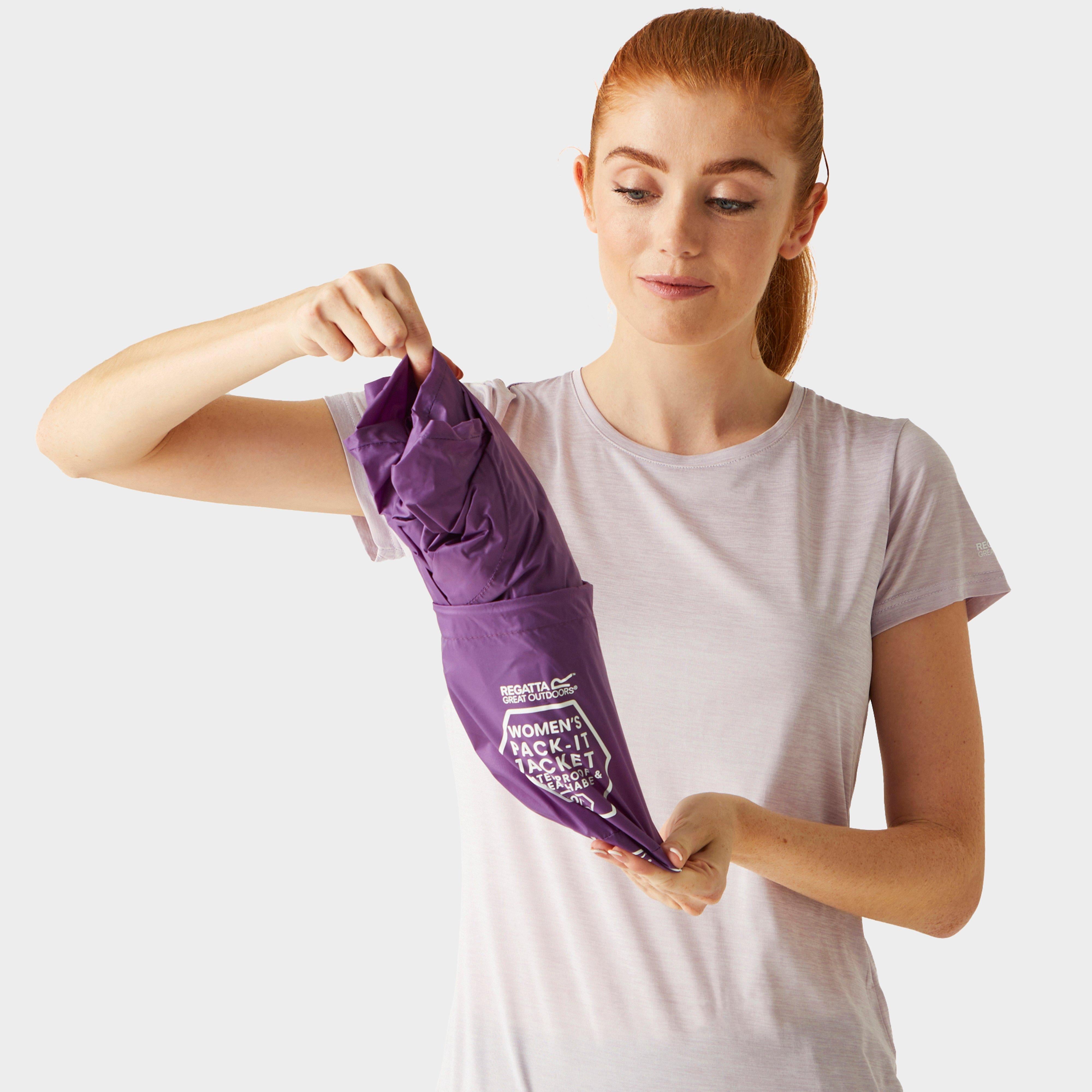 Womens Pack-It III Waterproof Jacket Sunset Purple