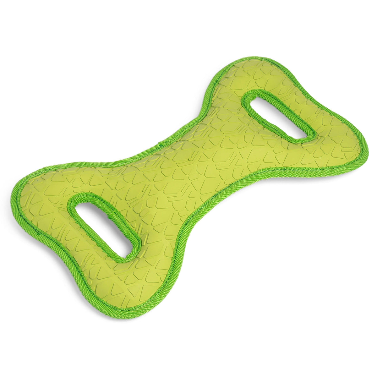 Textured Toys Squeak Tugger Green