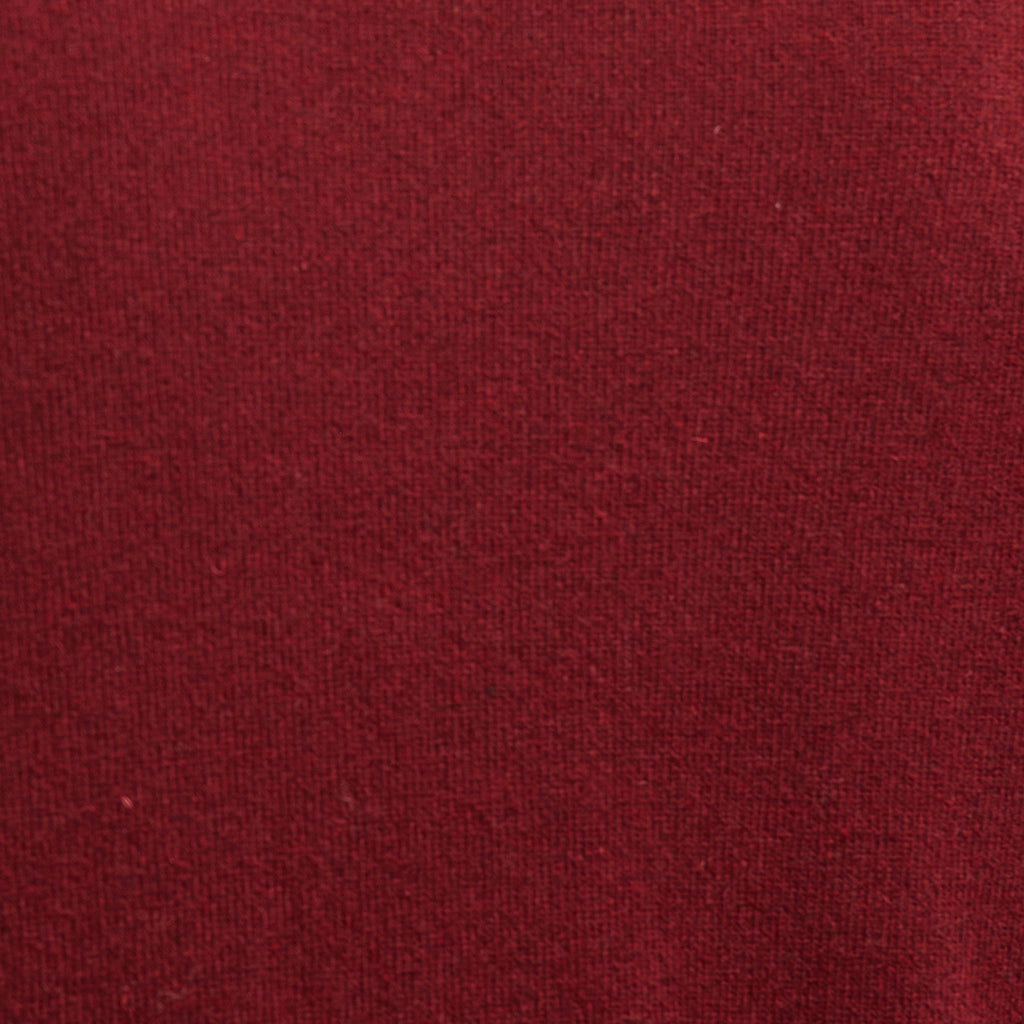 Mens Essential Lambswool Crew Neck Sweatshirt Ruby