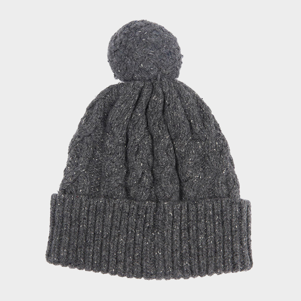 Seaton Pom Beanie Grey
