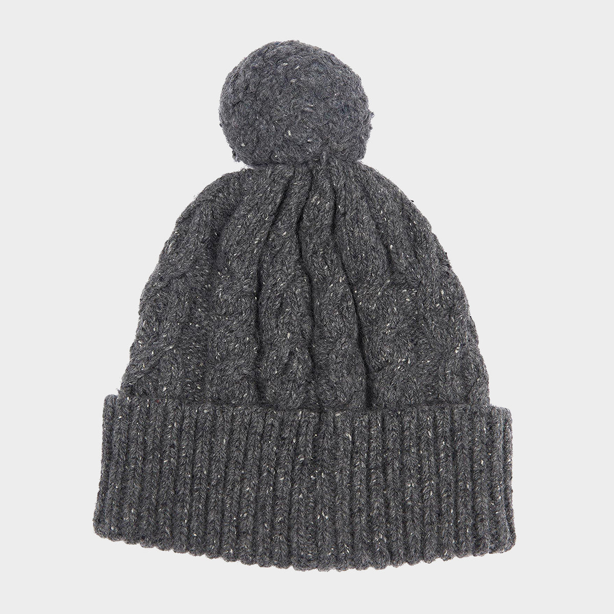 Seaton Pom Beanie Grey