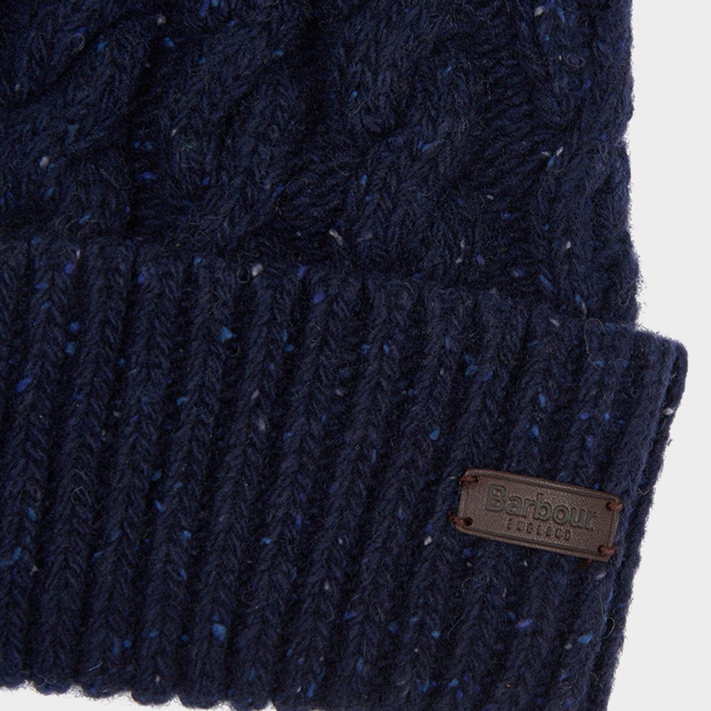 Seaton Pom Beanie Navy