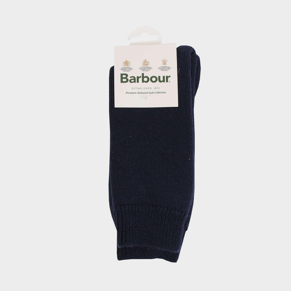 Mens Wellington Calf Socks Navy