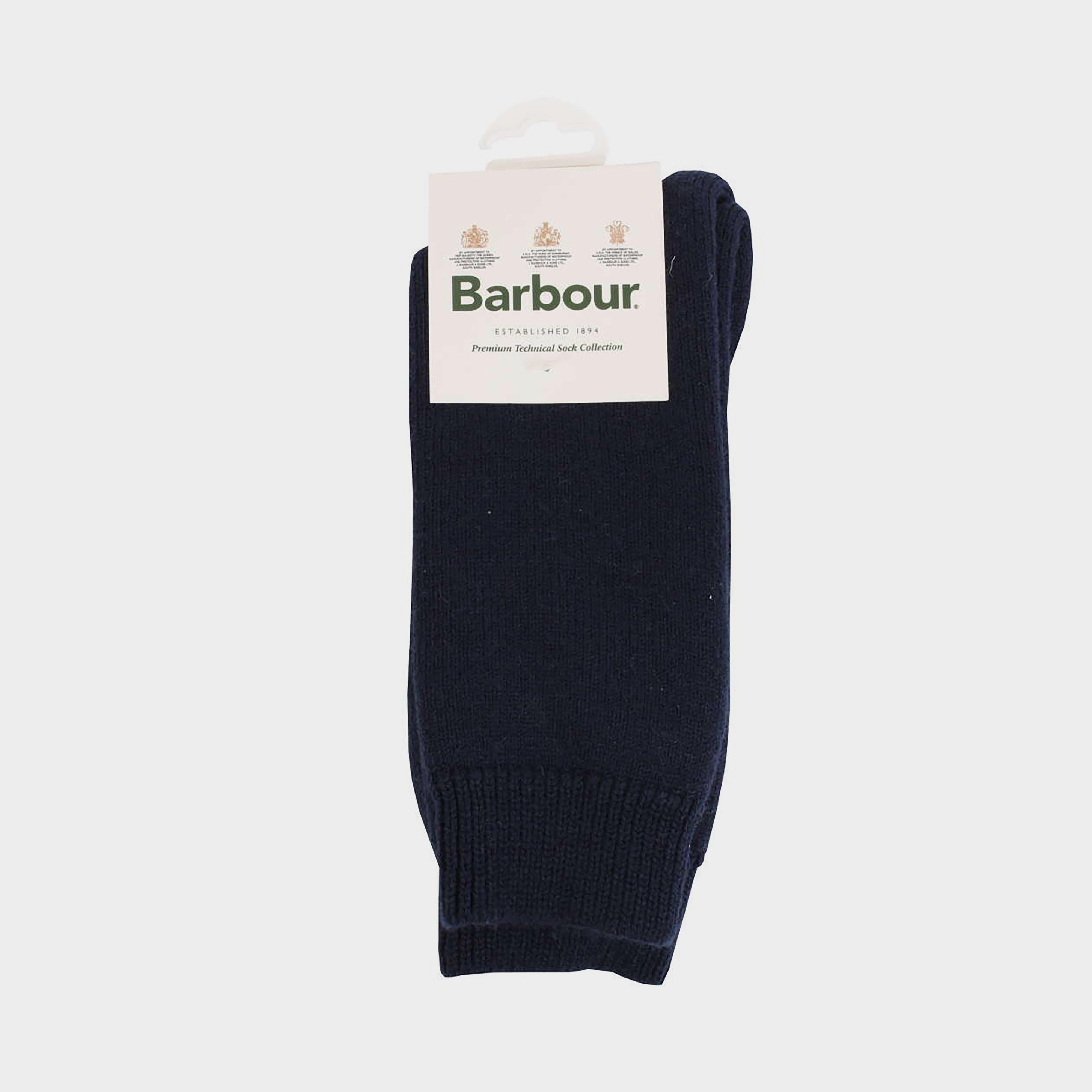 Mens Wellington Calf Socks Navy
