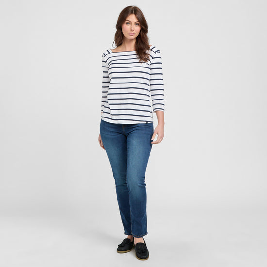 Womens Essential Slim Jeans Worn Blue