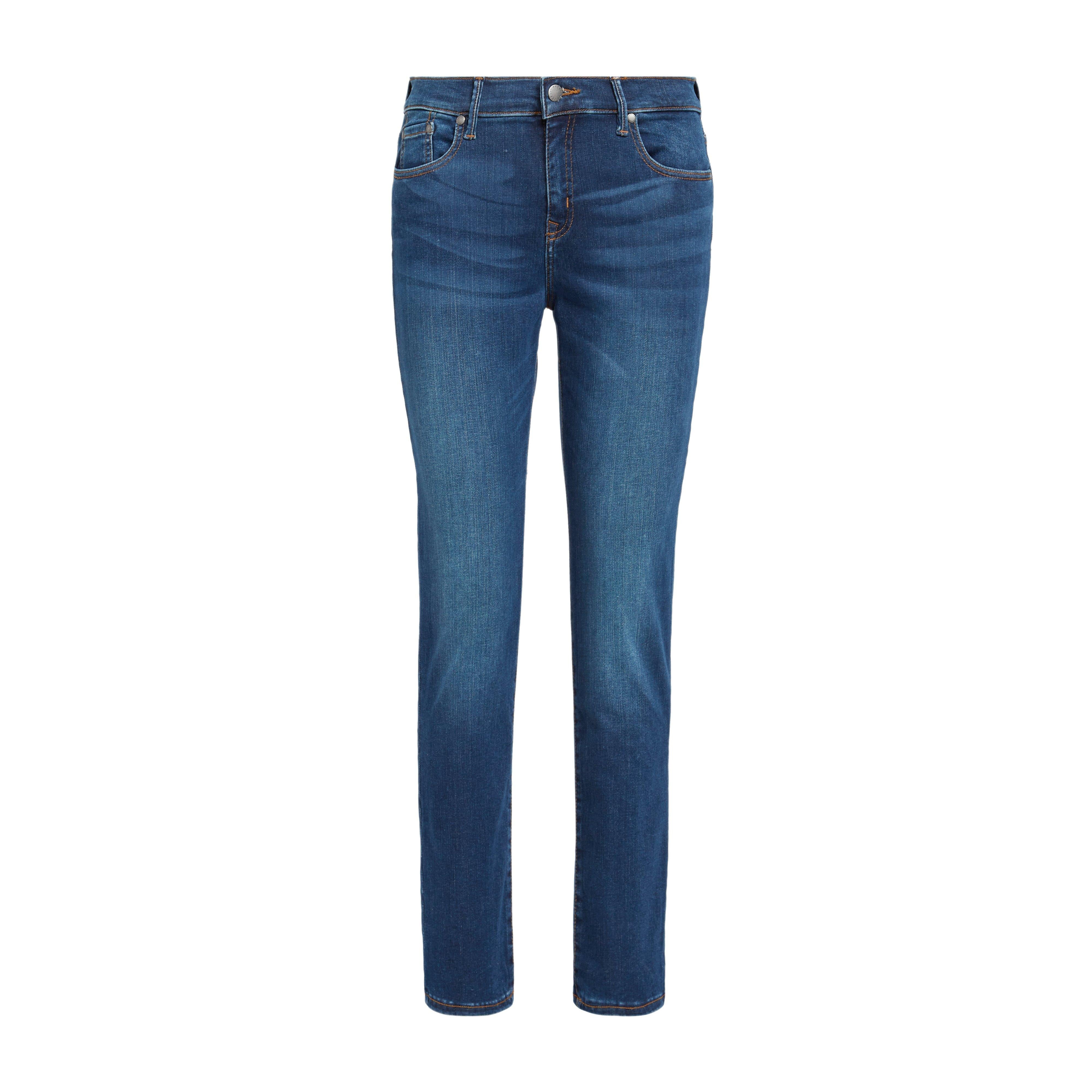 Womens Essential Slim Jeans Worn Blue