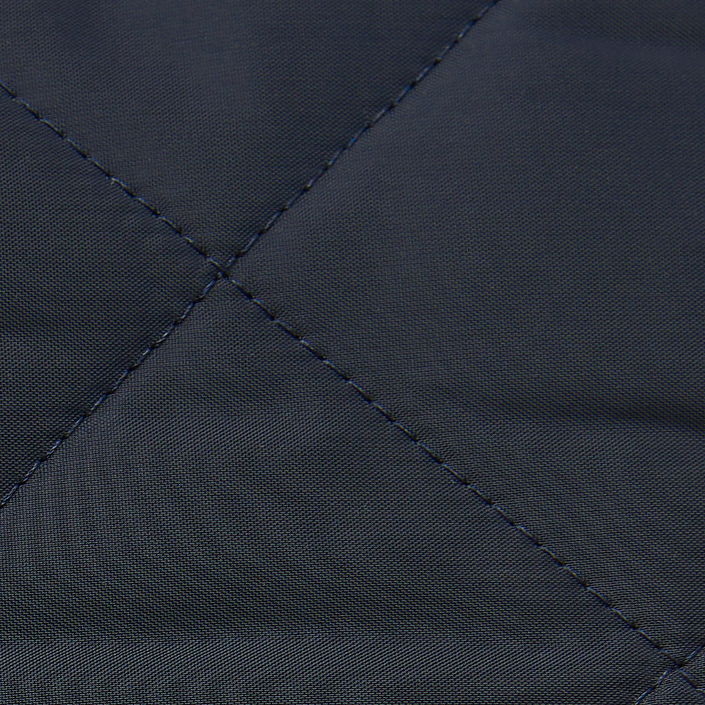 Quilted Dog Coat Navy