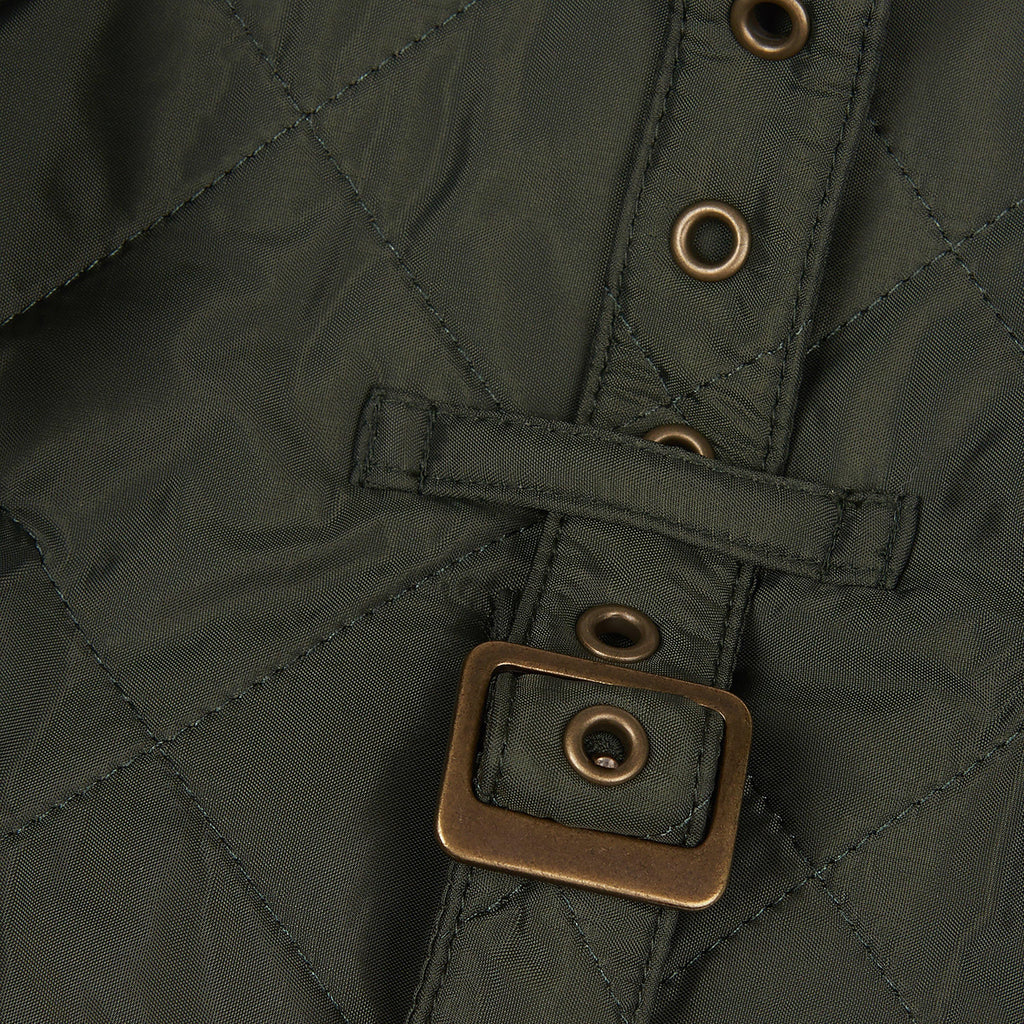 Quilted Dog Coat Olive