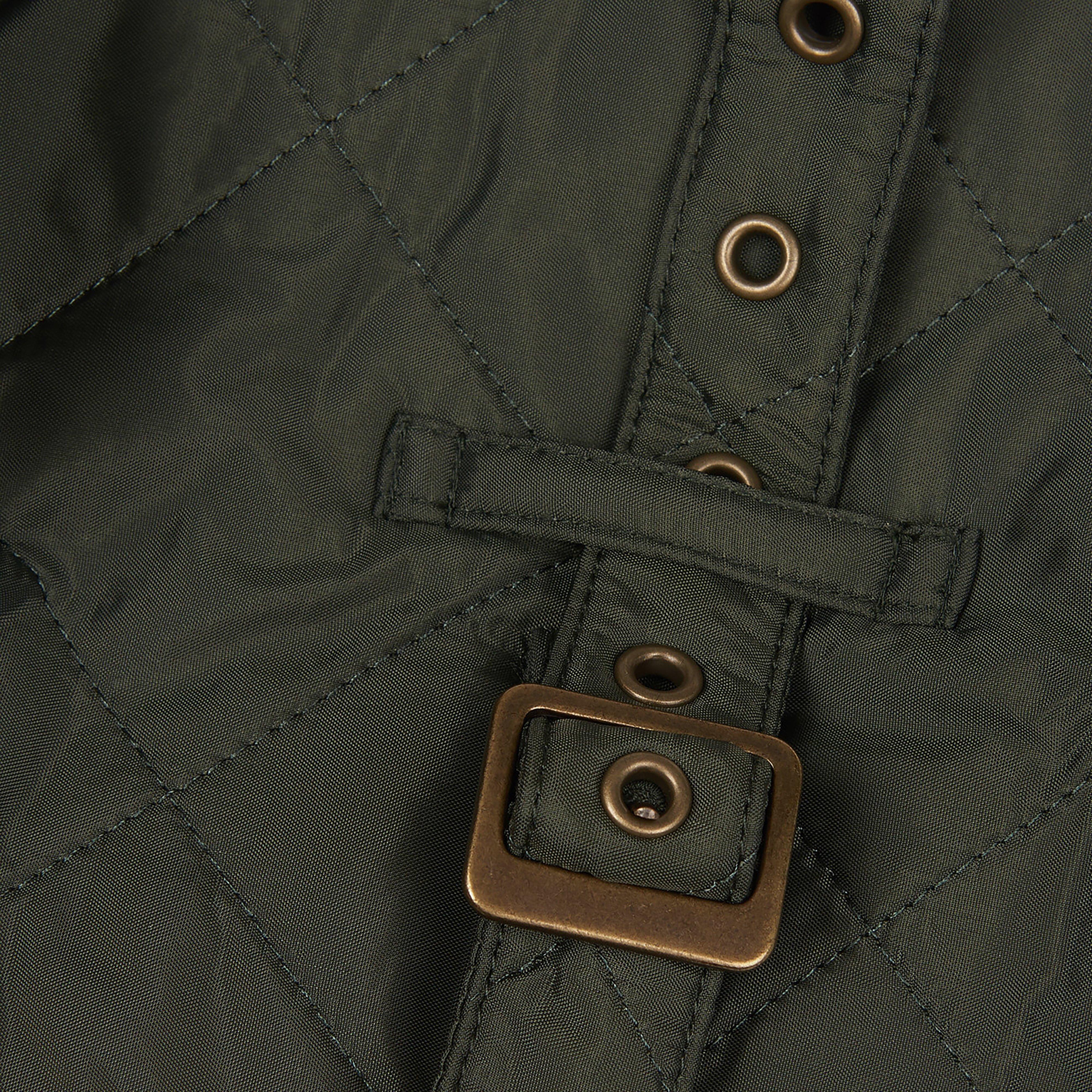 Quilted Dog Coat Olive