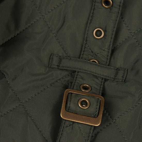 Quilted Dog Coat Olive