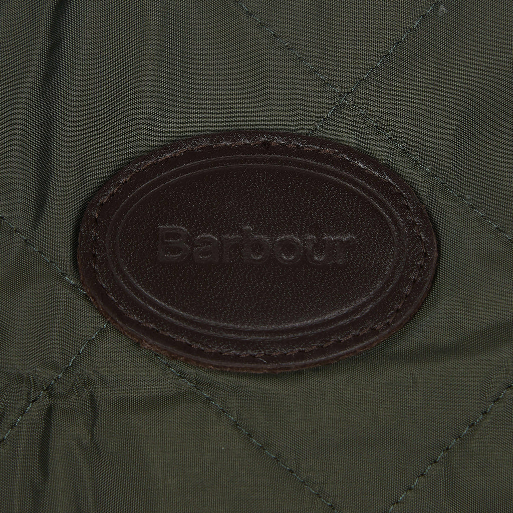 Quilted Dog Coat Olive