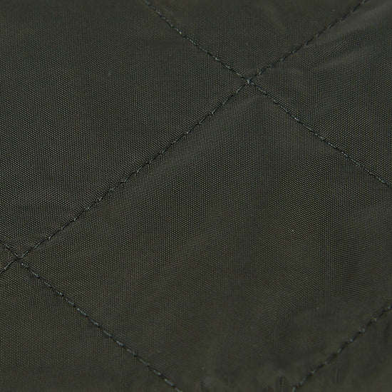 Quilted Dog Coat Olive