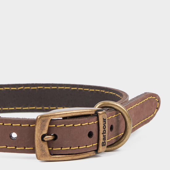 Leather Dog Collar Classic Brown